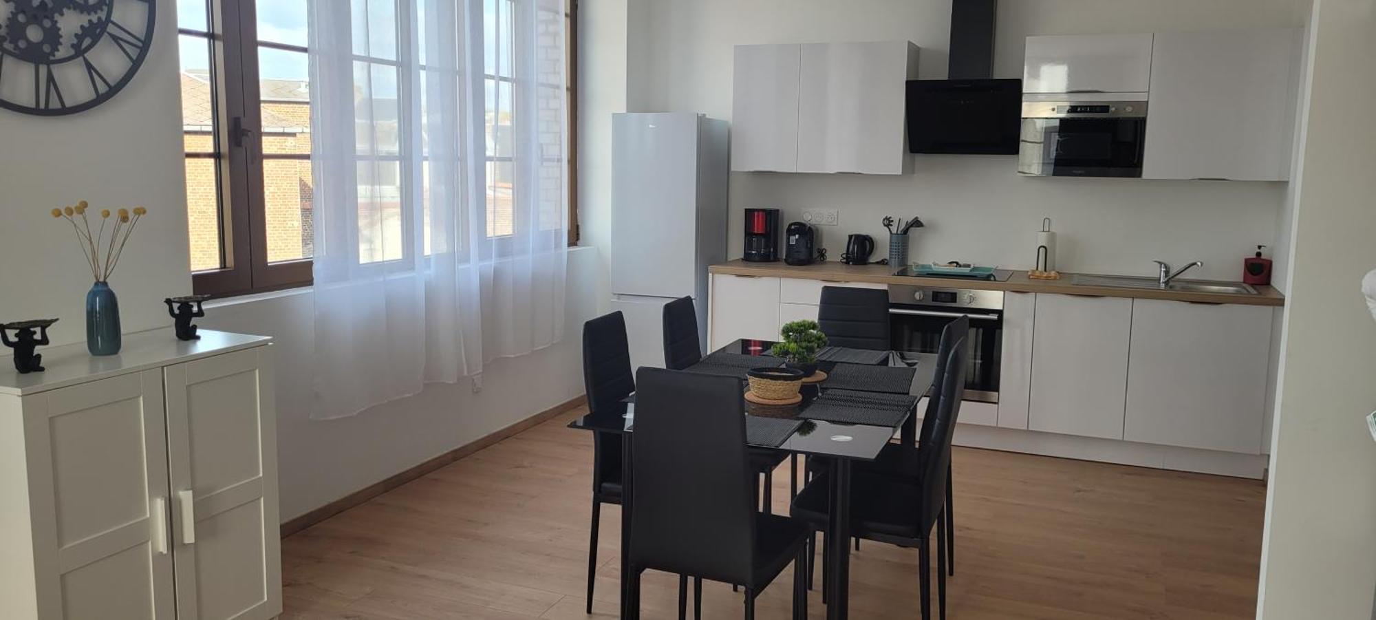 T2 Neuf Hypercentre 5 Couchages Apartment Saint-Quentin  Bagian luar foto